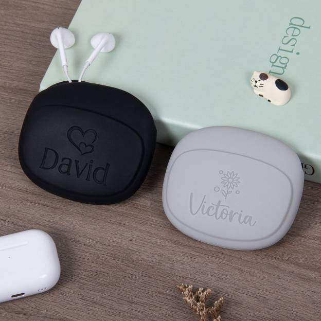 Personalized Engraved Silicone Storage Pouch | OFBag08