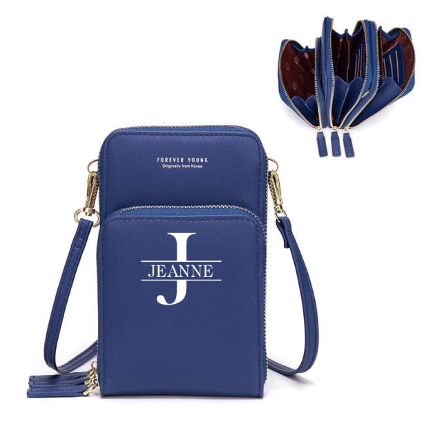 Personalized Color Small Crossbody Cell Phone Bag