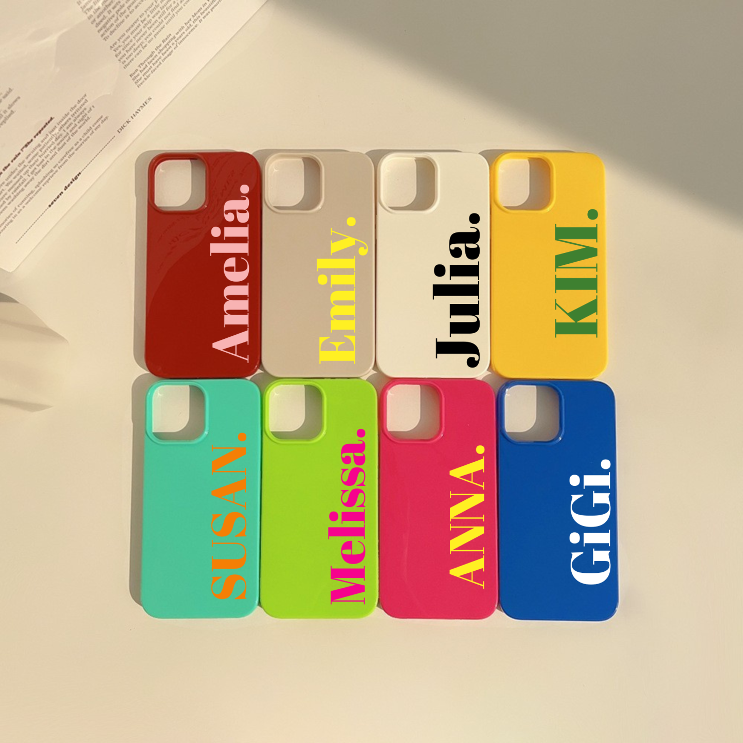 Personalised Name Color Phone Cover Case | OFCase112