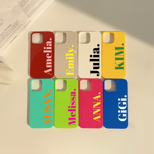 Personalised Name Color Phone Cover Case | OFCase112