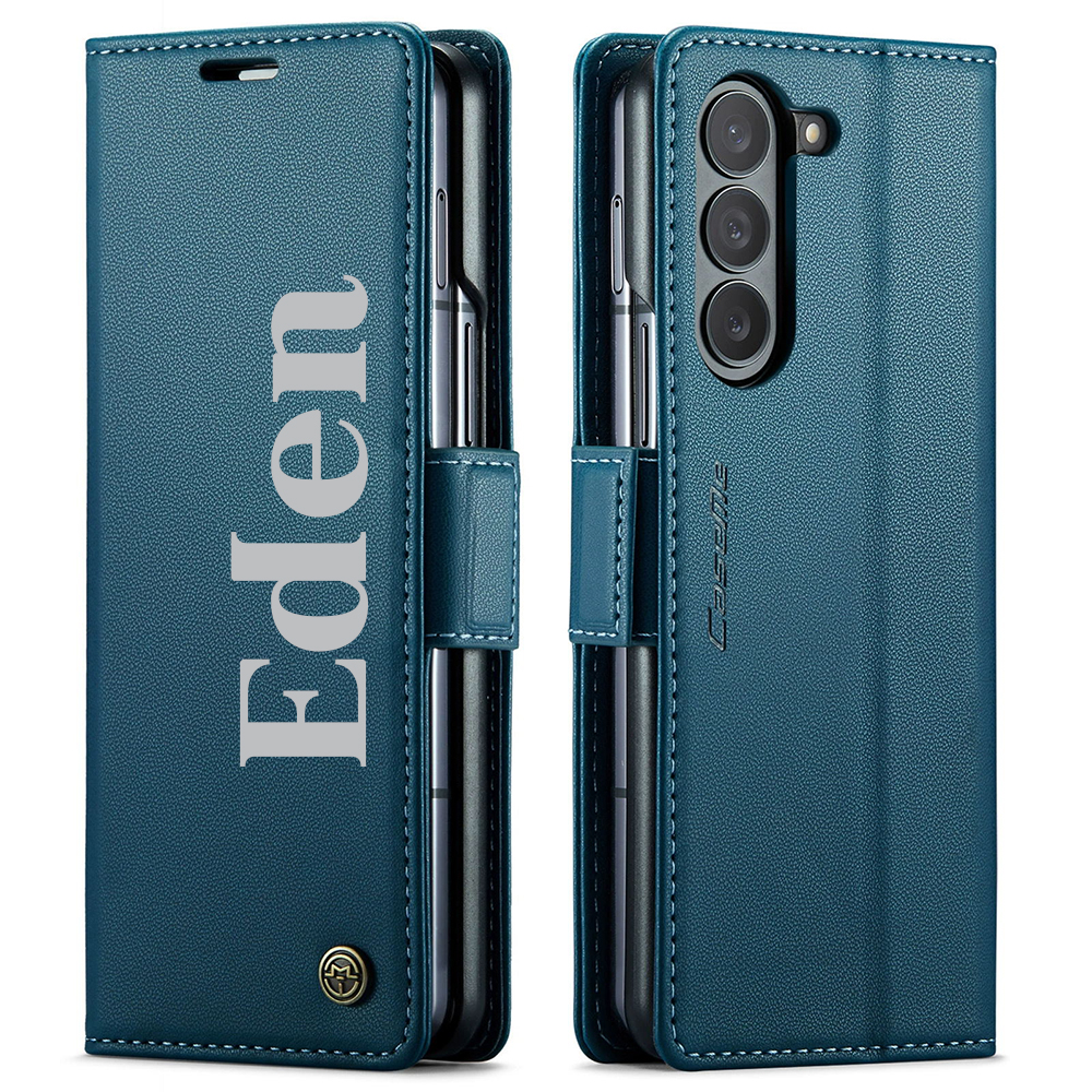 Personalised Monogram Magnetic Card Holder Wallet Phone Case for iPhone & Samsung & Google Pixel | OFCase154