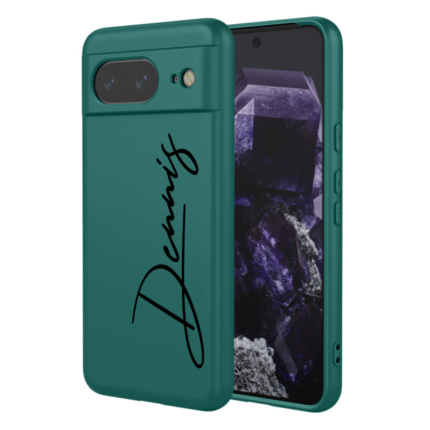 Personalised Monogram Silicone Phone Case for Google Pixel | OFCase157