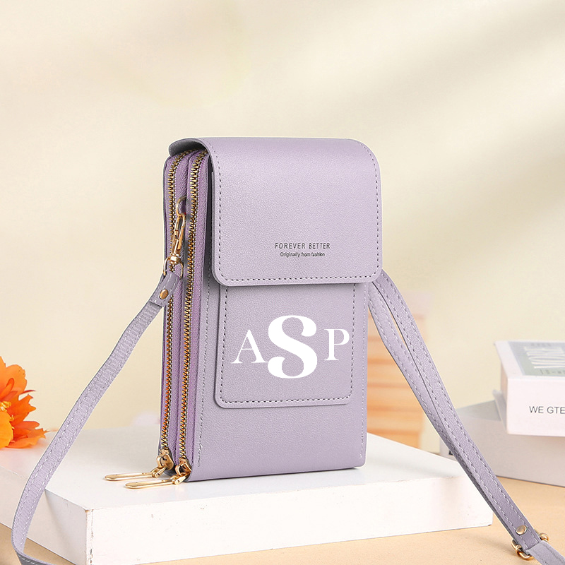 Personalized Color Small Crossbody Cell Phone Bag
