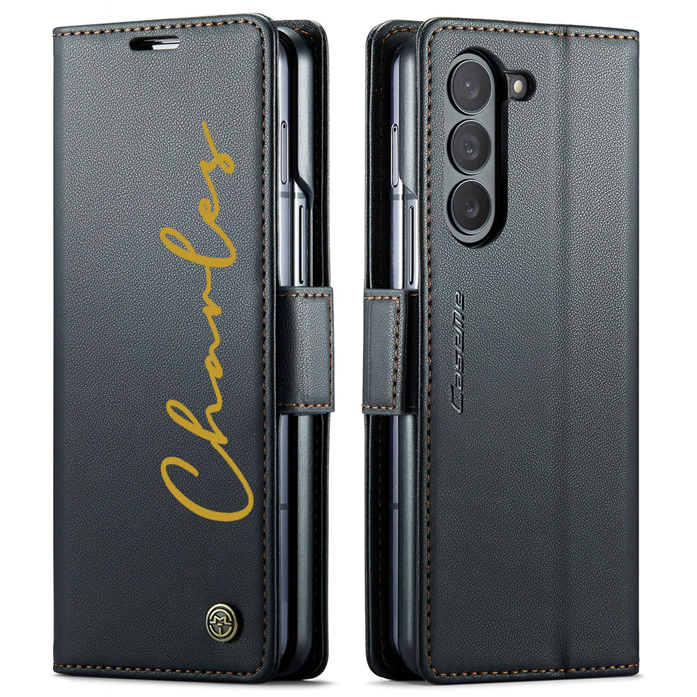Personalised Monogram Magnetic Card Holder Wallet Phone Case for iPhone & Samsung & Google Pixel | OFCase154