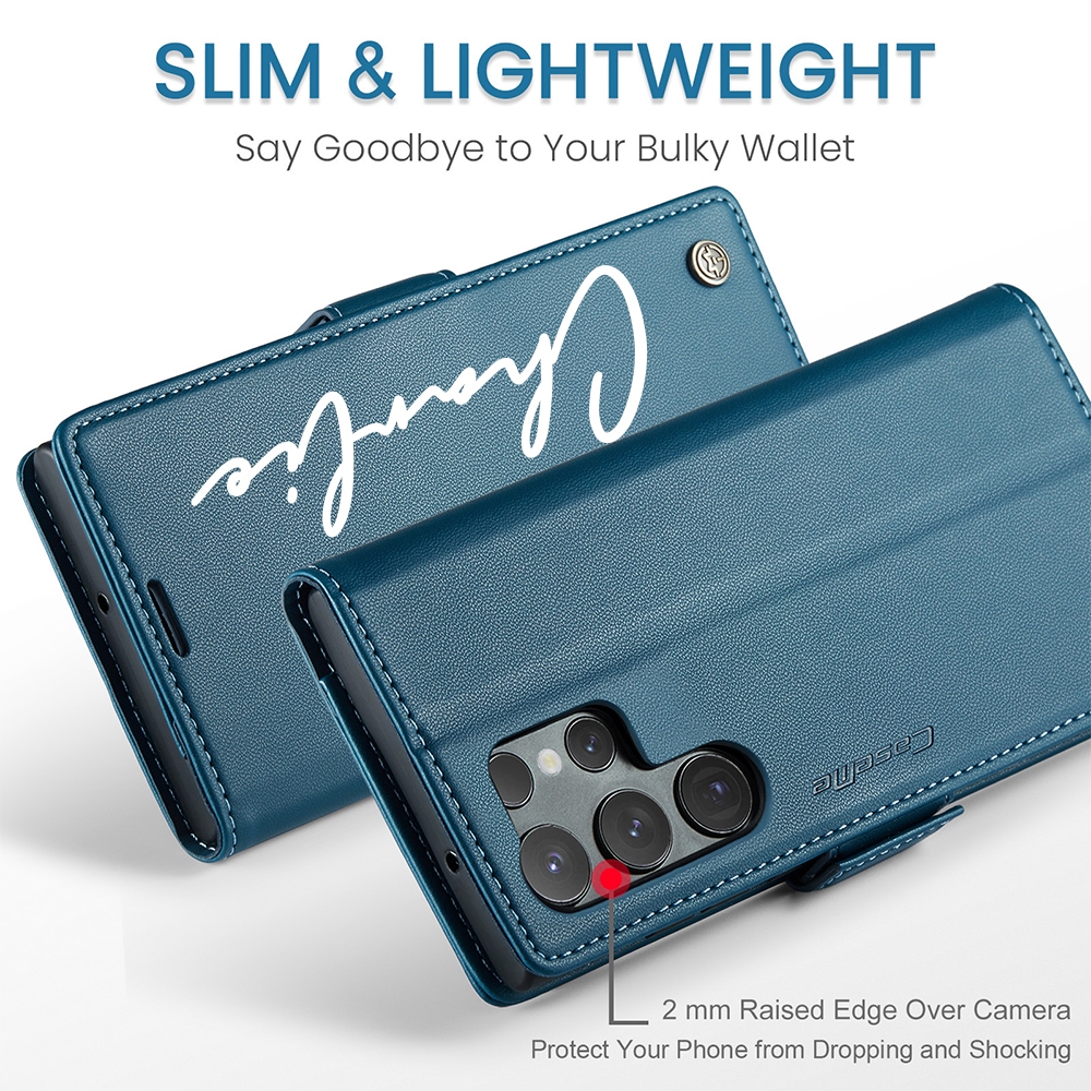 Personalised Monogram Magnetic Card Holder Wallet Phone Case for iPhone & Samsung & Google Pixel | OFCase154