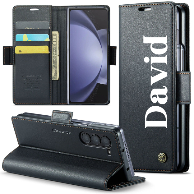 Personalised Monogram Magnetic Card Holder Wallet Phone Case for iPhone & Samsung & Google Pixel | OFCase154