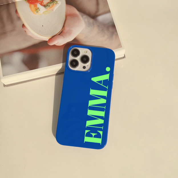 Personalised Name Color Phone Cover Case | OFCase112