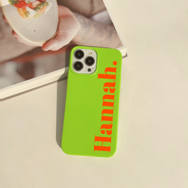 Personalised Name Color Phone Cover Case | OFCase112