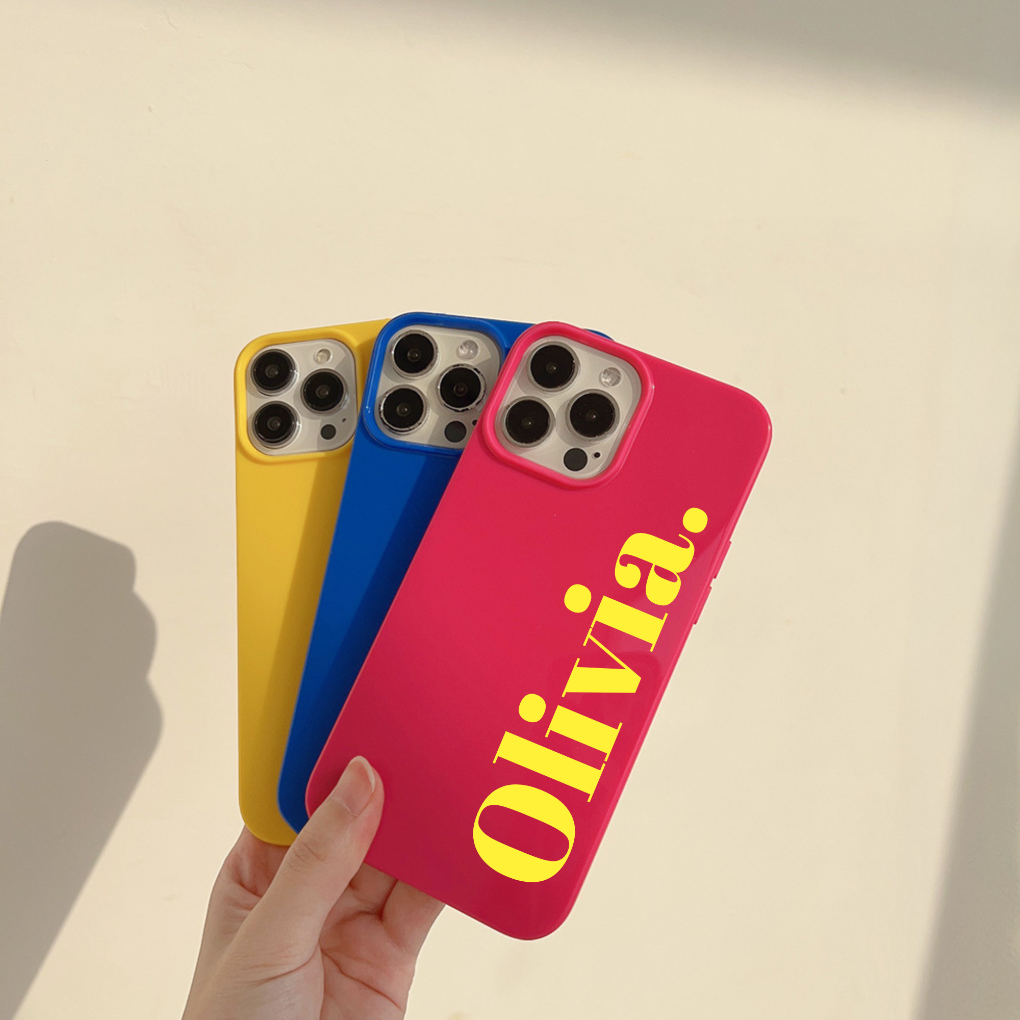 Personalised Name Color Phone Cover Case | OFCase112