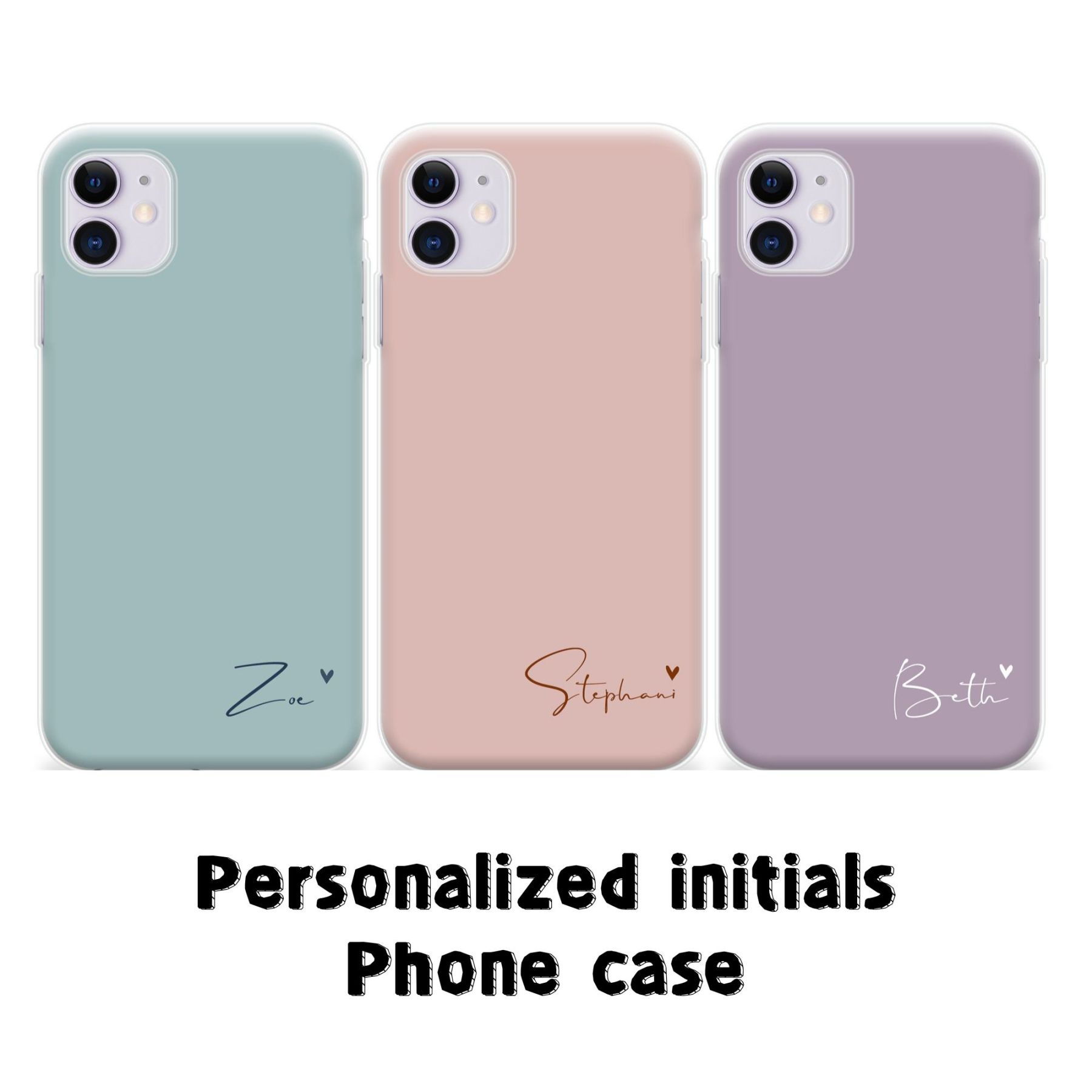 Personalized initials Phone Cover Case | OFCase105