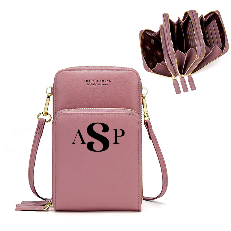 Personalized Color Small Crossbody Cell Phone Bag
