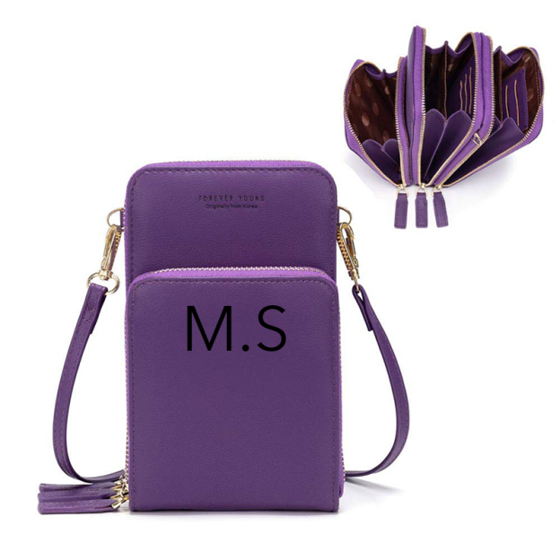 Personalized Color Small Crossbody Cell Phone Bag