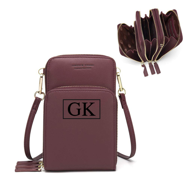 Personalized Color Small Crossbody Cell Phone Bag