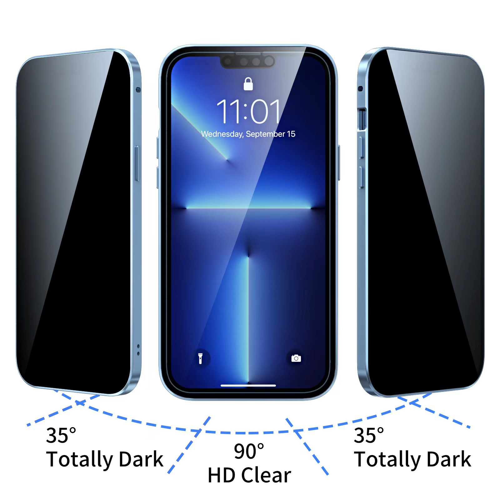 Magnetic Double-Sided Privacy Protection iPhone Case | OFCase108