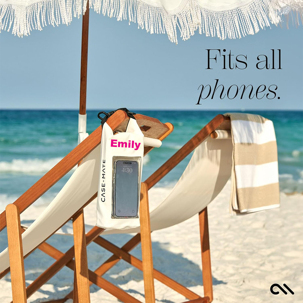 Personalized 2L Waterproof Phone Bag Backpack with Integrated Clear Phone Pouch | OFBag07