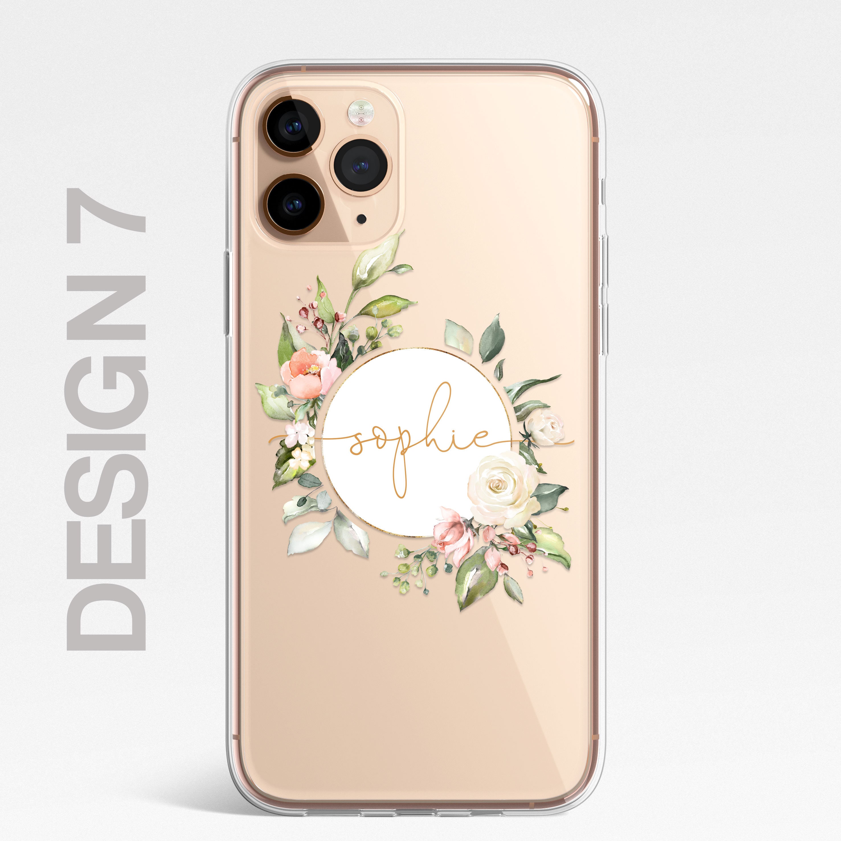 Personalized Floral Phone Cover Case | OFCase104