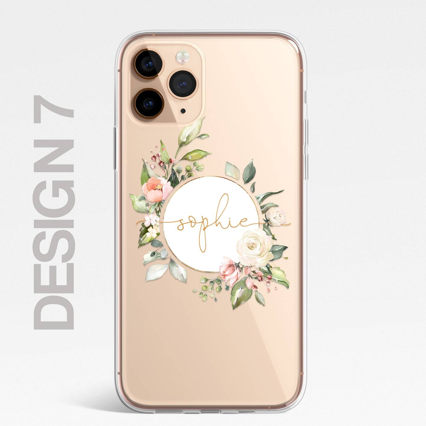 Personalized Floral Phone Cover Case | OFCase104