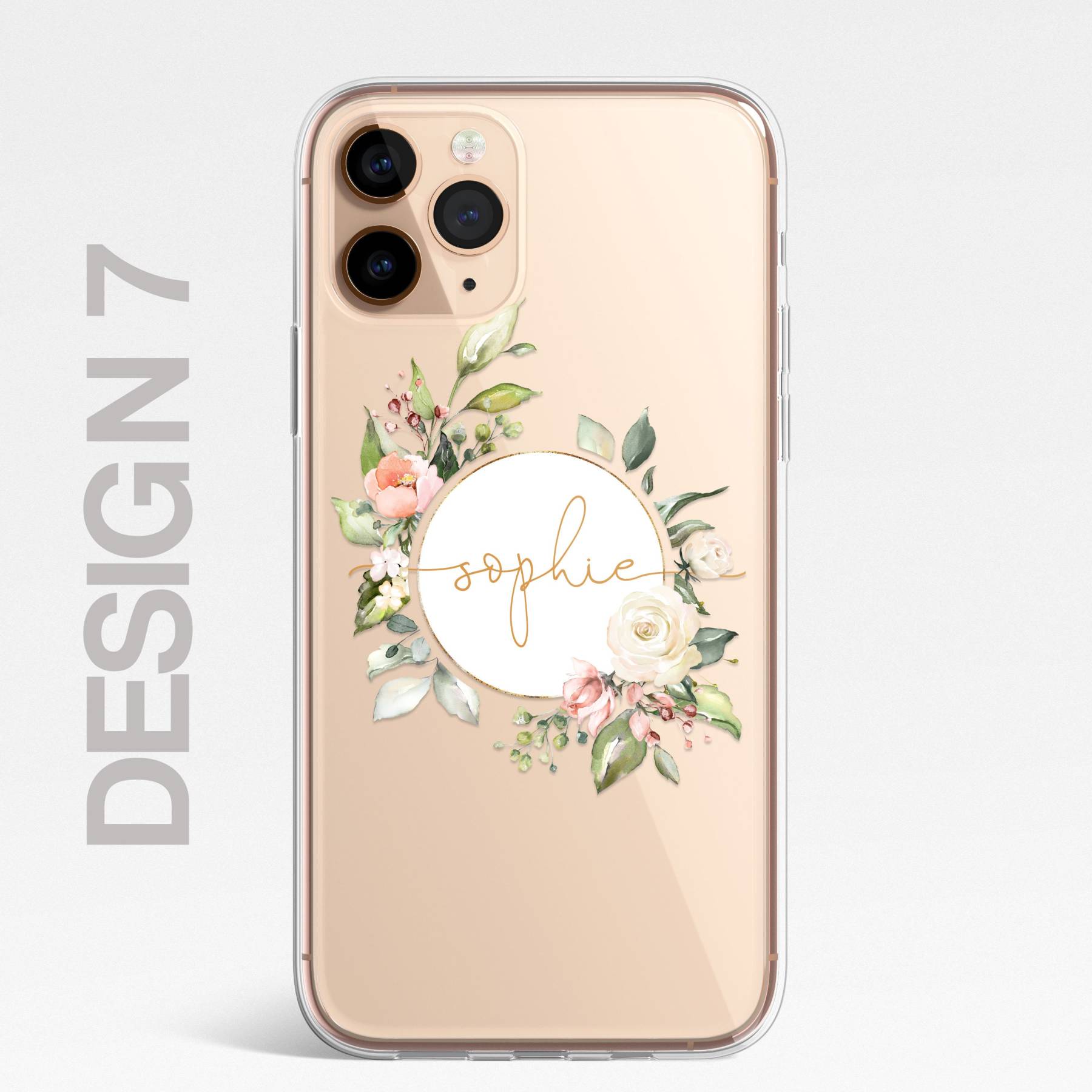 Personalized Floral Phone Cover Case | OFCase104