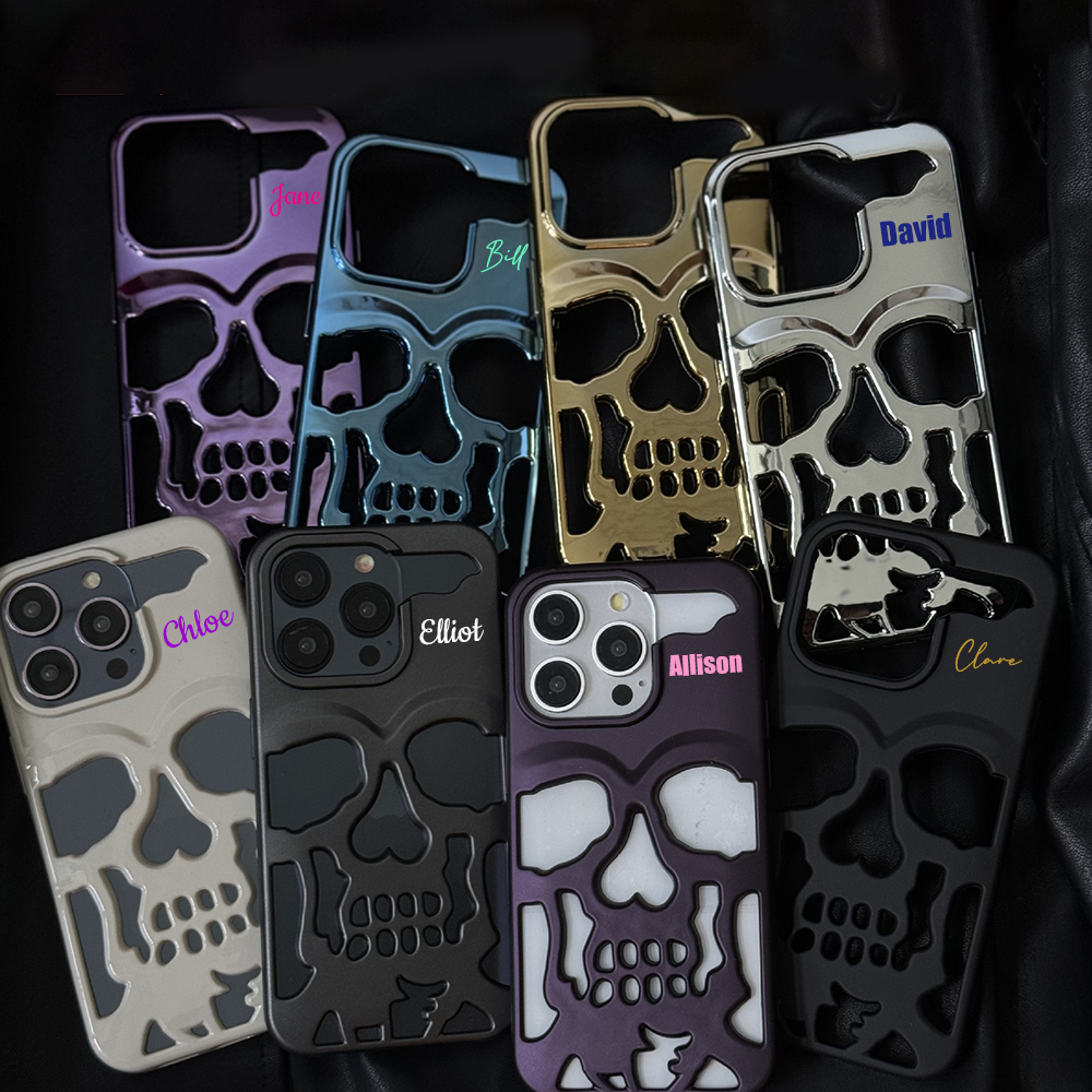 Personalized Name Skull Phone Case for iPhone | OFCase151