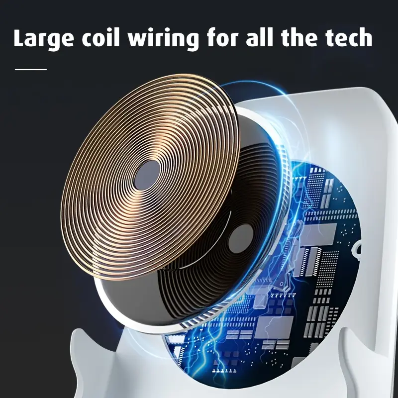 Personalized Chair Multifunctional Wireless Charger Station with Sound Amplifier & Phone Holder | OFCharger02