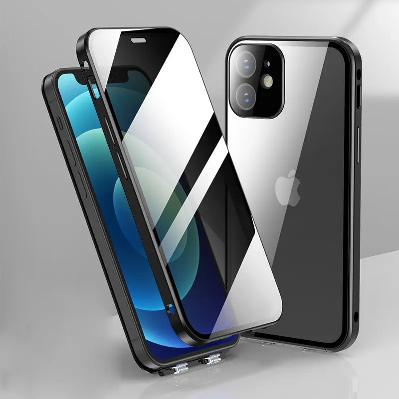 Magnetic Double-Sided Privacy Protection iPhone Case | OFCase108