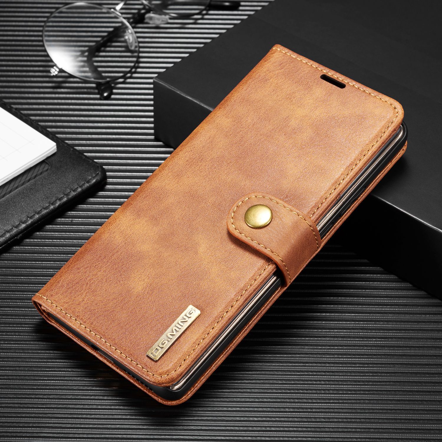 Personalised Monogram Detachable Magnetic Phone Wallet Case | OFCase135