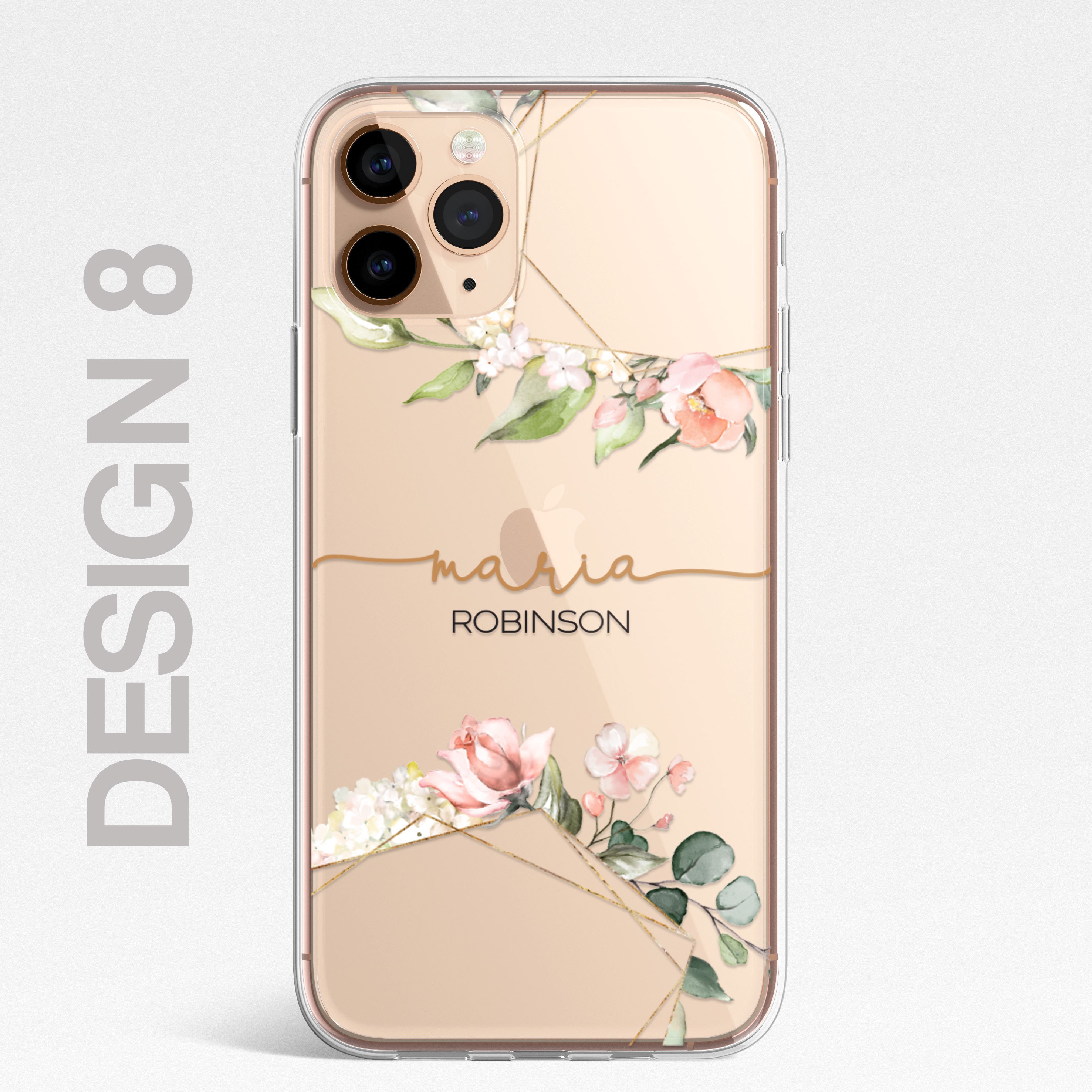Personalized Floral Phone Cover Case | OFCase104