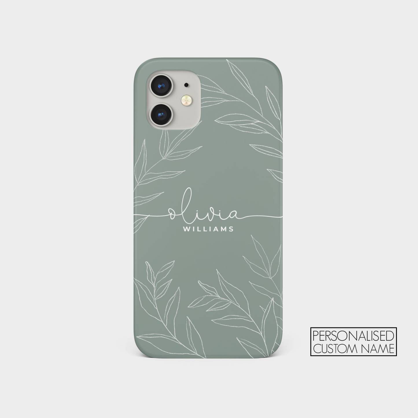 Personalised Aesthetic Earthy Tones Phone Cover Case | OFCase098