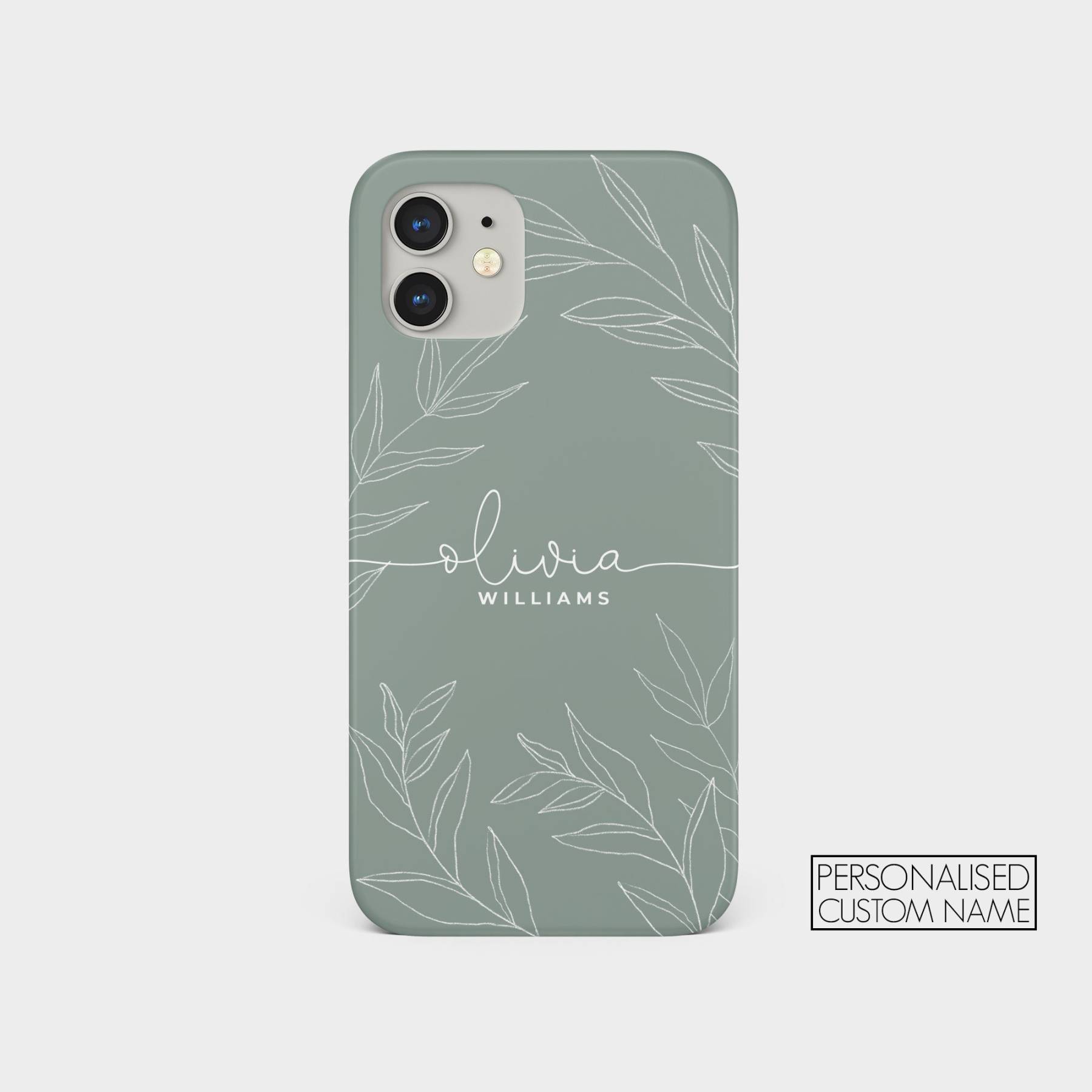 Personalised Aesthetic Earthy Tones Phone Cover Case | OFCase098