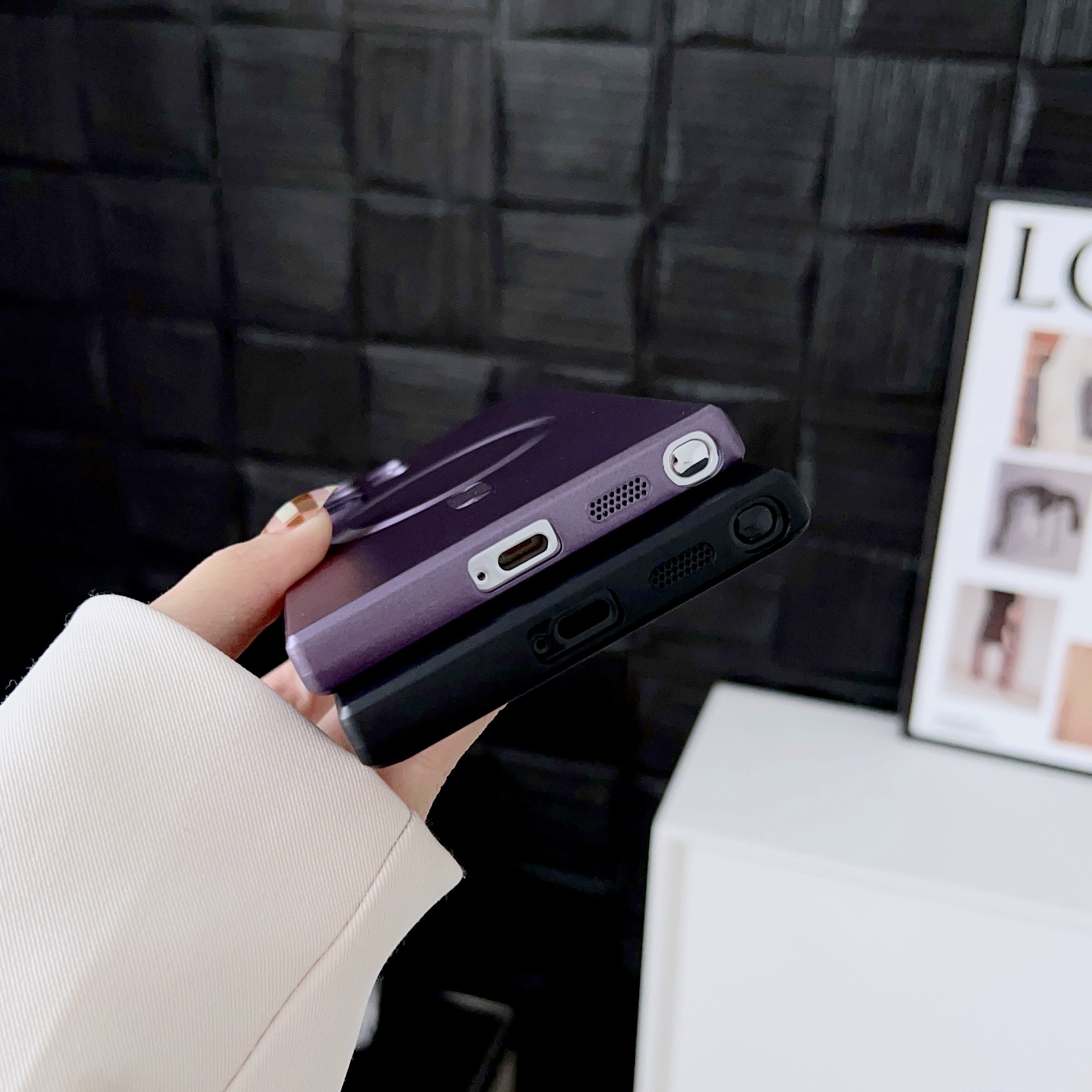 Personalized Monogram Magnetic Samsung Phone Case with Magsafe Wireless Charging | OFCase146