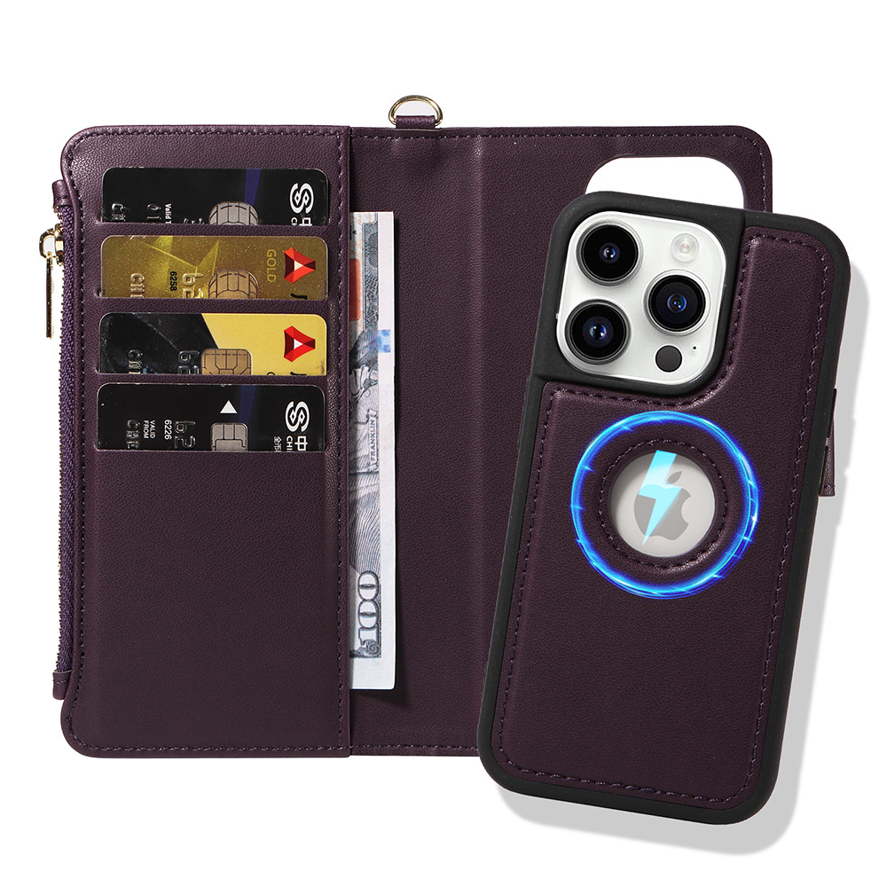 Personalised Magnetic Card Holder Wallet Phone Case | OFCase120