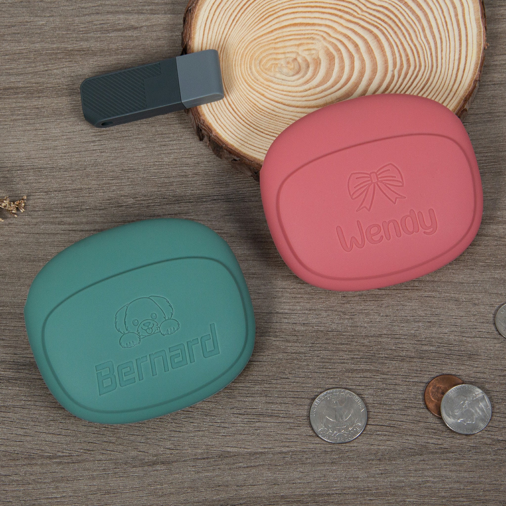 Personalized Engraved Silicone Storage Pouch | OFBag08