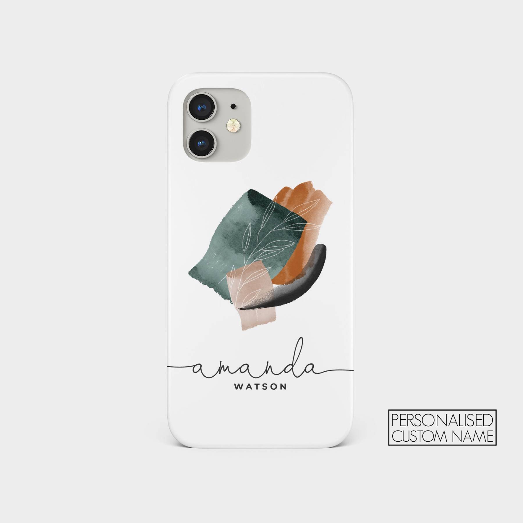 Personalised Aesthetic Earthy Tones Phone Cover Case | OFCase098