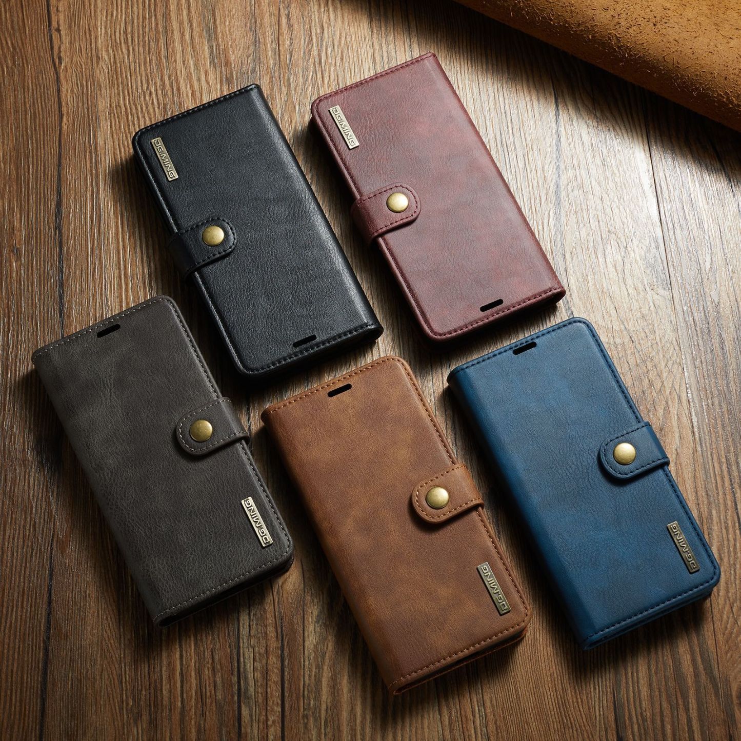 Personalised Monogram Detachable Magnetic Phone Wallet Case | OFCase135