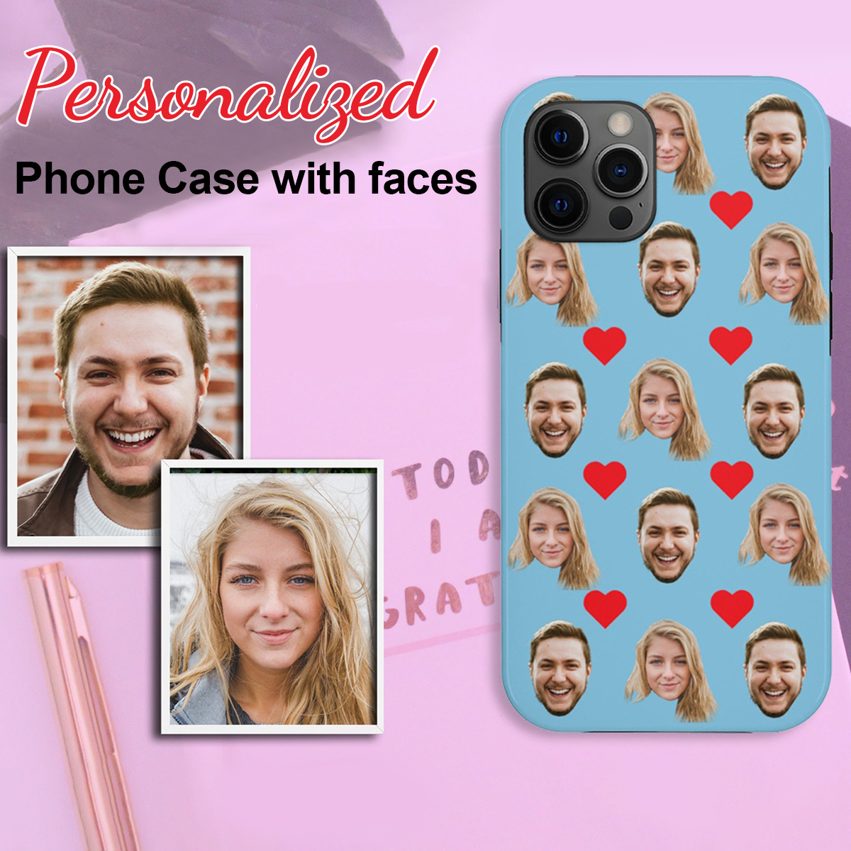 Personalized Phone Case with faces | OFCase099