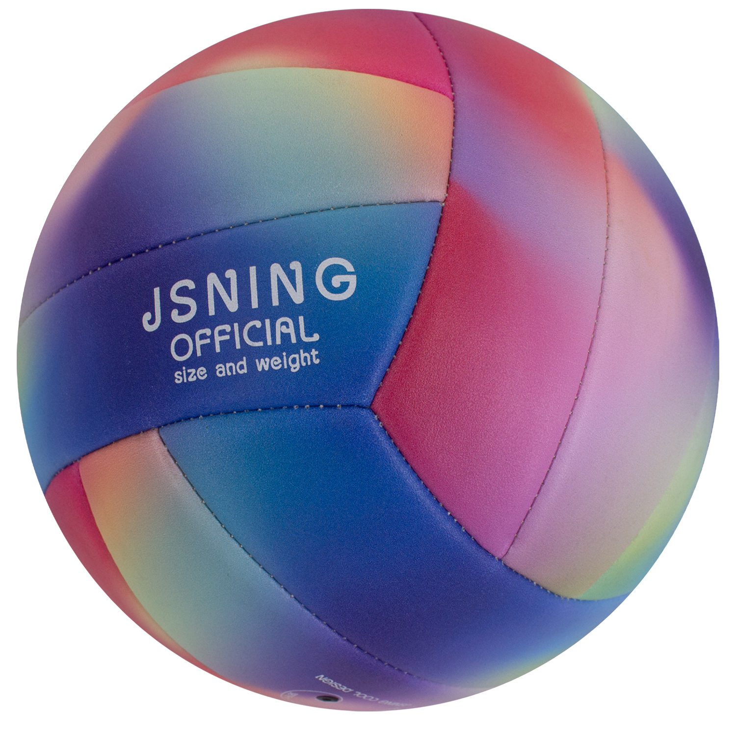 Gradient Color, Chromatic Colorful,Volleyball Soft Touch,Volley lite for Outdoor Indoor Beach Game,Official Size 5 Volleyball,Cool Cute Design