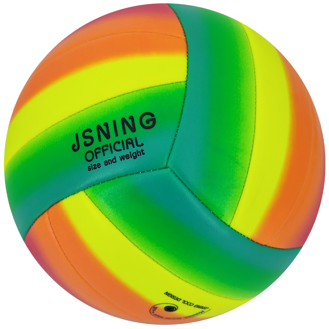 Rainbow Volleyball Soft Touch,Volley lite for Outdoor Indoor Beach Game,Official Size 5 Volleyball,Cute Cool Design
