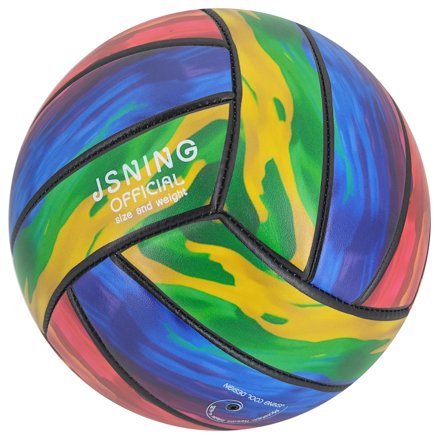 Oil Painting Volleyball,Volleyball with Pump,Volleyball Soft Touch,Volley lite for Outdoor Indoor Beach Game,Official Size 5 Volleyball,Art Cool Design