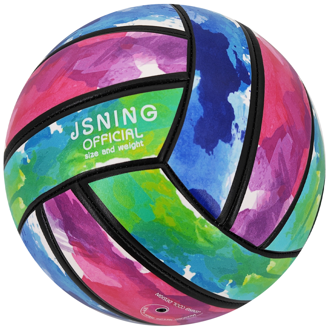 Watercolor Volleyball，Volleyball Soft Touch,Volley lite for Outdoor Indoor Beach Game,Official Size 5 Volleyball,Cool Cute Design