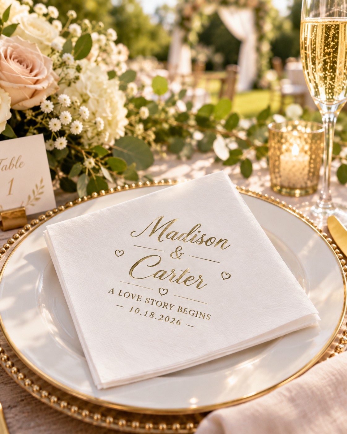 Personalized Bachelorette Napkins, Custom Cocktail Party Napkins, Bridal Shower Table Decor, Bride Weekend Favors, Custom Paper Napkins
