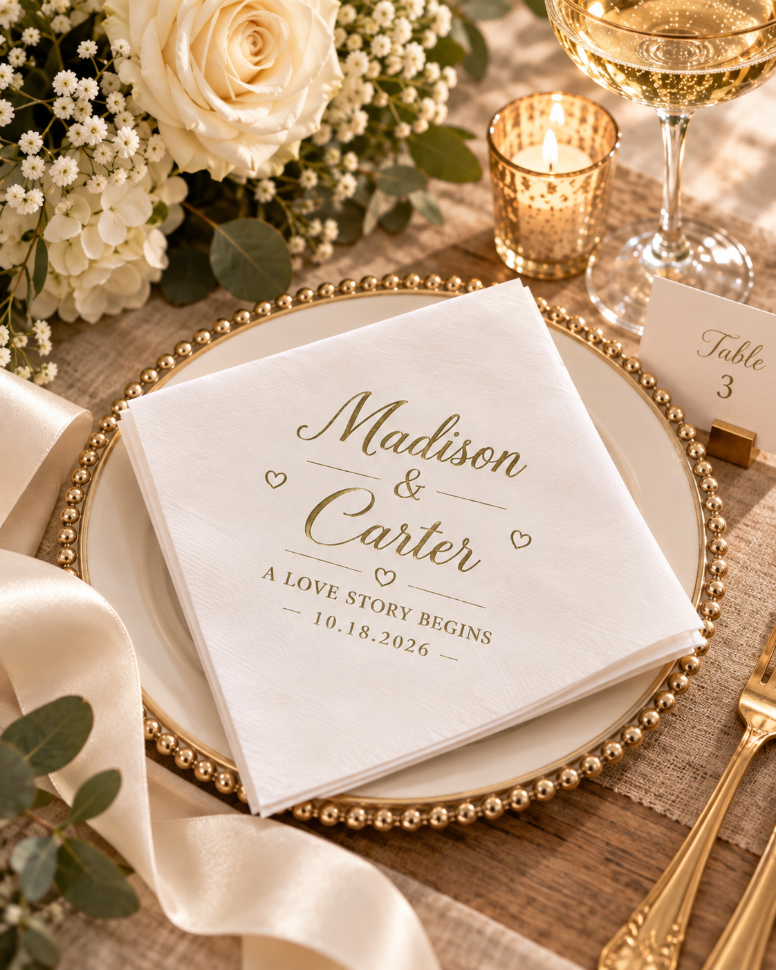 Personalized Bachelorette Napkins, Custom Cocktail Party Napkins, Bridal Shower Table Decor, Bride Weekend Favors, Custom Paper Napkins