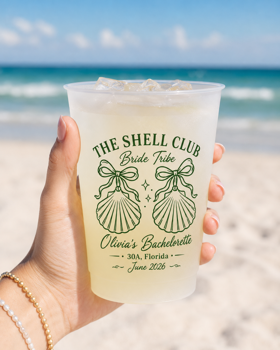 Coastal Cowgirl Bachelorette Cups, Beach Bach Frosted Drinkware, Western Bride Tribe Favors, Tropical Girls Weekend Party Cups, Cowgirl Bach
