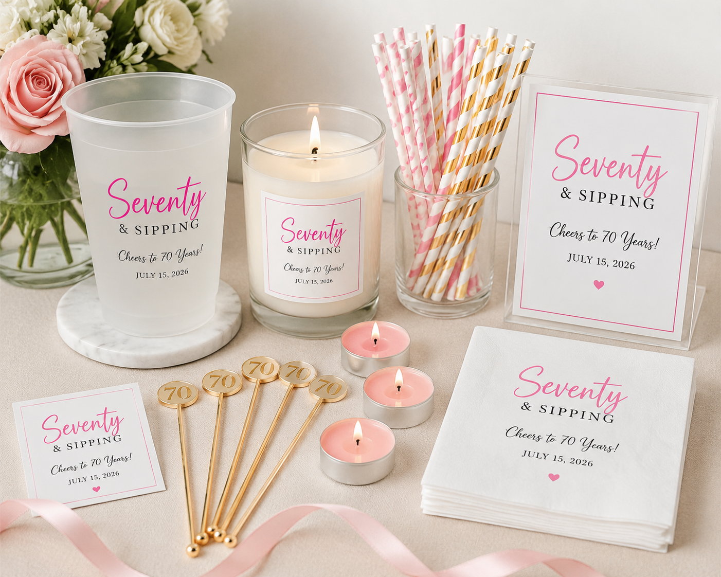 Personalized Party Supplies Collection