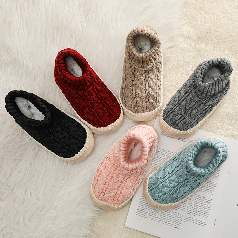 🔥Early Christmas SALE🔥Ultra-thick Cashmere Slipper Home Socks-Middle