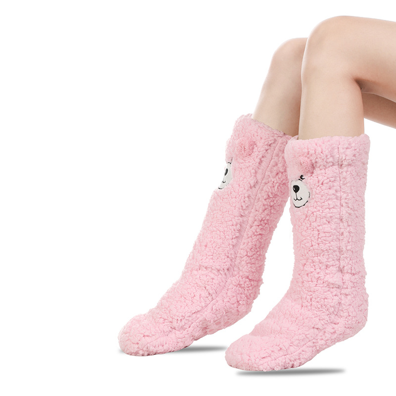 🔥Early Christmas SALE🔥Ultra-thick Cashmere Slipper Home Socks-Bear