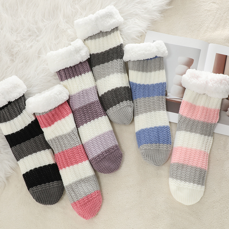 🔥Early Christmas SALE🔥Ultra-thick Cashmere Slipper Home Socks-Color Levels