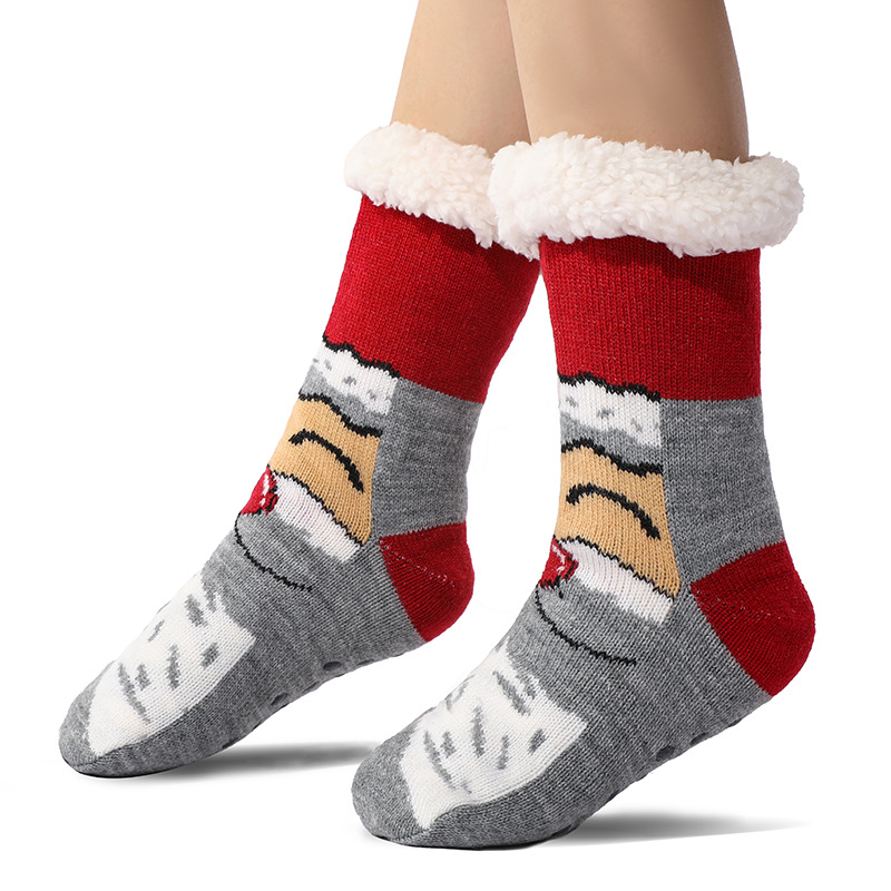 🔥Early Christmas SALE🔥Ultra-thick Cashmere Slipper Home Socks-new christmas