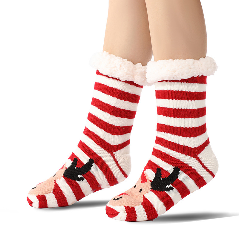 🔥Early Christmas SALE🔥Ultra-thick Cashmere Slipper Home Socks-christmas 2