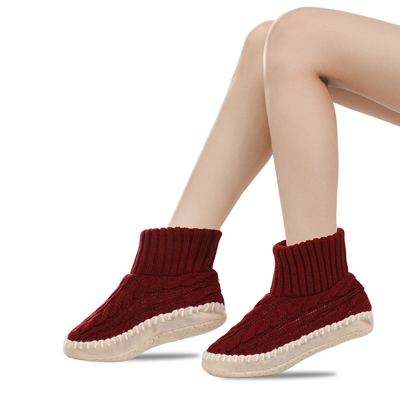 🔥Early Christmas SALE🔥Ultra-thick Cashmere Slipper Home Socks-Middle