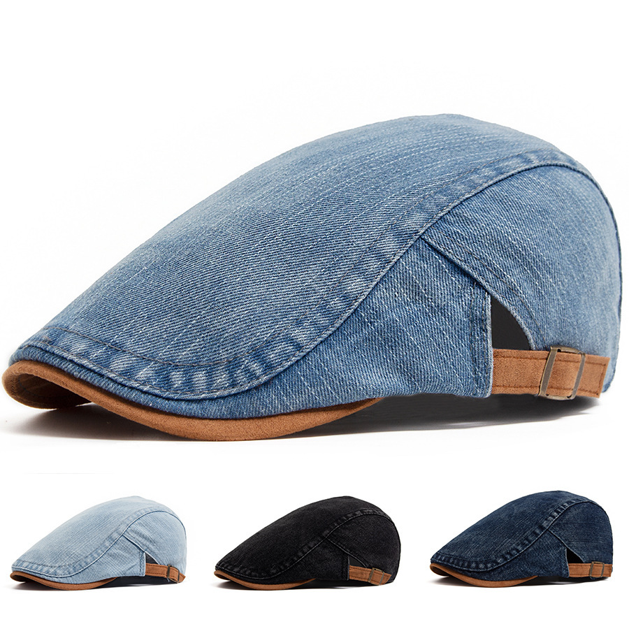 Albert | Denim flat cap